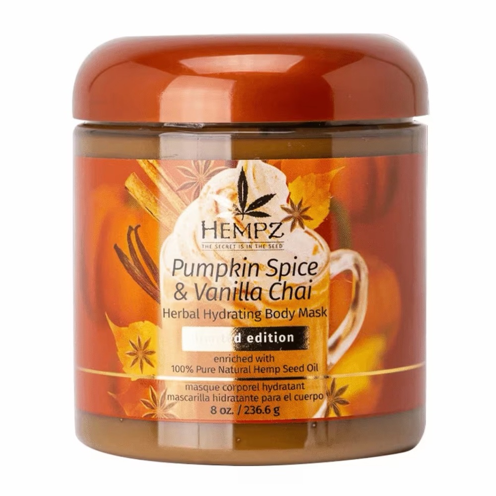 Hempz Pumpkin Spice Vanilla Chai Moisturizing Herbal Body Mask Limited Edition